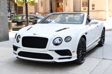 2018 Bentley continental GTC Convertible Supersports