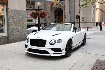 2018 Bentley Continental Supersports Convertible Supersports